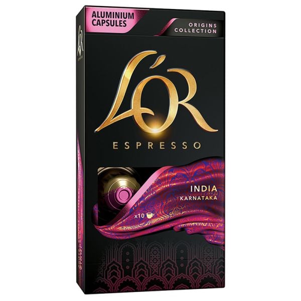 India coffee capsules L'Or nespresso system 10 units