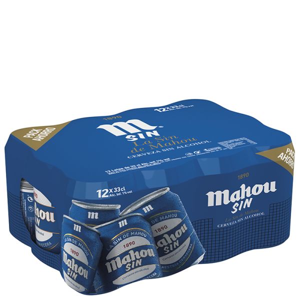 Alcohol-free beer Mahou Sin 33 cl can
