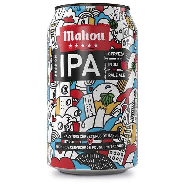 IPA beer Session Mahou 33 cl can
