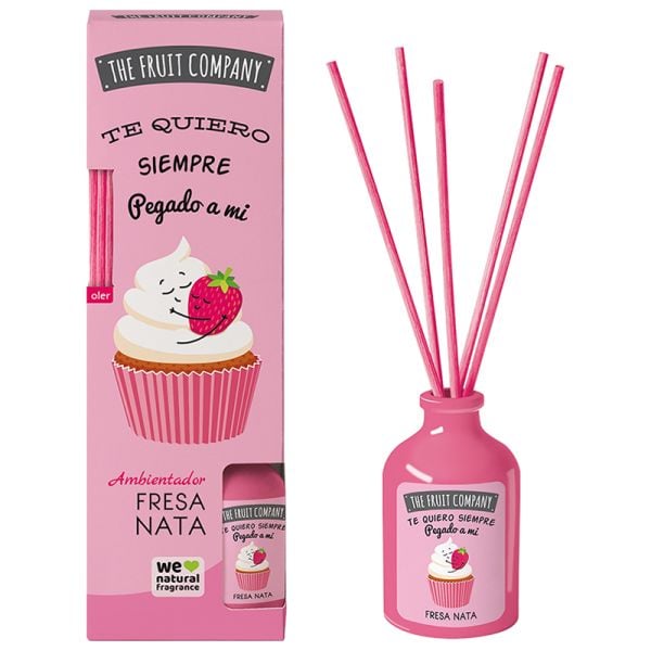 Air freshener The Fruit Company Strawberry/Cream mikado 40 ml