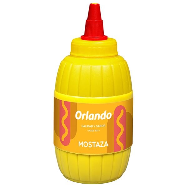Yellow mustard Orlando barrell 290 g