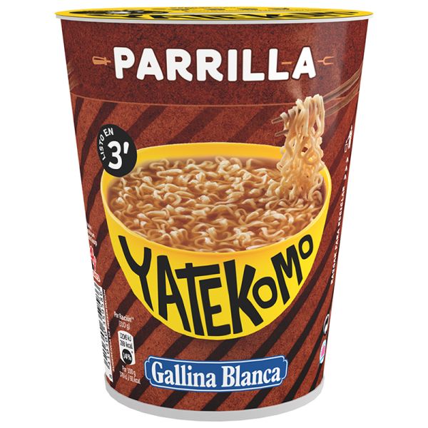 Oriental noodles grilled meat Yatekomo Gallina Blanca 59 g