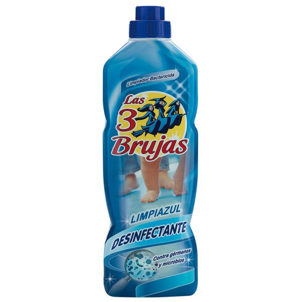 Disinfectant cleaner Las 3 Brujas Limpiazul 1 l bottle