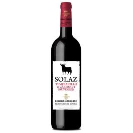 Solaz Tempranillo - Cabernet Sauvignon red wine 75 cl