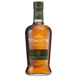 Tomatin 12 Years Old gift box whisky 1 litre