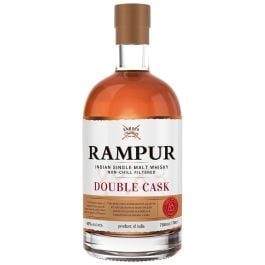 Rampur Single Malt Double Cask gift box whisky 70 cl