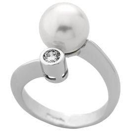 Majorica 09498.01.2.993.700.1 10mm silver open ring