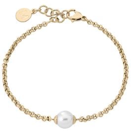 Majorica Bracelet in gold plated metal with pearl