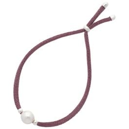 Majorica Sifnos 16596.01.2.000.010.1 bracelet with 8 mm white pearl magenta bracelet