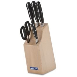 Arcos Riviera Series 4 pieces knives set + scissors + block
