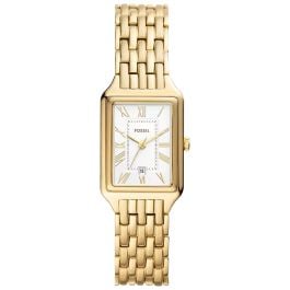 Fossil Raquel ES5220 Three-Hand Date Gold-Tone Stainless Steel women's watch