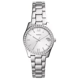 Fossil Scarlette ES4317 Three-Hand Date Stainless Steel women's watch