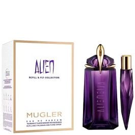 Mugler Alien set: Eau de Parfum spray 90 ml + spray de viaje 10 ml