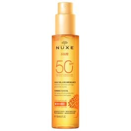 Nuxe Sun tanning oil high protection spf 50 face and body oil 150 ml