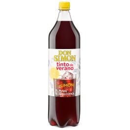 Summer red wine without alcohol with lemon Don Simón pet 1,5 l