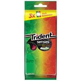 Watermelon gum Trident Senses tropical 3x23 g