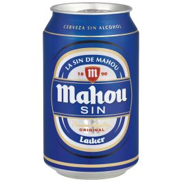 Alcohol-free beer Mahou Sin 33 cl can