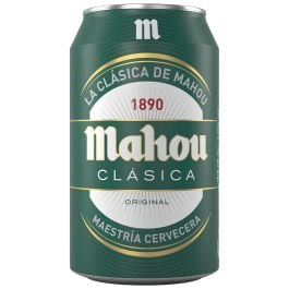Beer Mahou classic 33 cl can