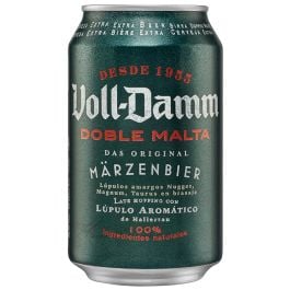 Beer Voll Damm Double Malt 33 cl can