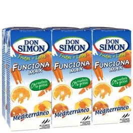 Juice and milk beverage Don Simón Funciona Max Mediterraneo brik 6x20 cl