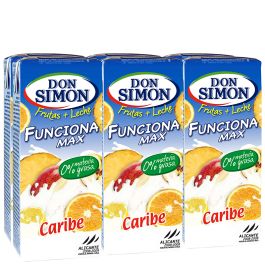 Juice and milk beverage Don Simón Funciona Max Caribe brik 6x20 cl