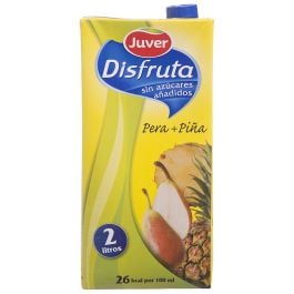 Pear nectar Juver Disfruta no added sugar 2 l carton