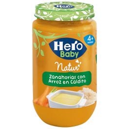 Jar of carrots and rice in broth Hero Baby 235 g