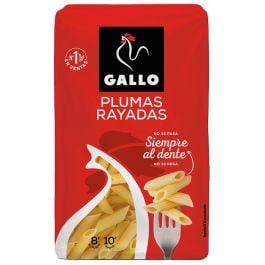 Gallo Striped macaroni plumas 450 g bag