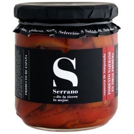Conservas Serrano Najerano pepper strips 350 g jar