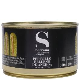 Conservas Serrano Gherkin stuffed with anchovy 300 g tin