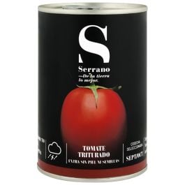 Crushed tomatoes without skin and seeds Conservas Serrano 390 g tin