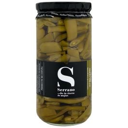 Green beans in brine Conservas Serrano 700 g jar