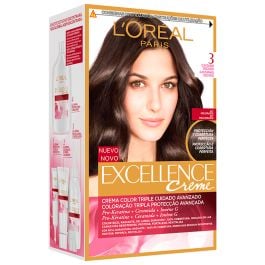 Dark brown dye 3 L'Oréal Excellence