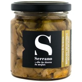 Wild mushrooms in olive oil Conservas Serrano 230 g jar