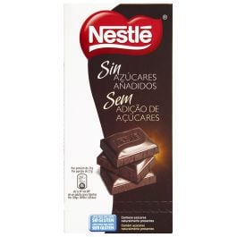 Dark chocolate Nestlé no added sugar 115 g tablet