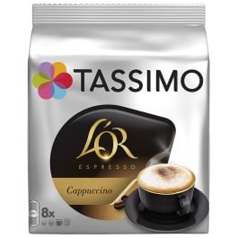 L'Or Cappuccino coffee capsules Tassimo system 16 units
