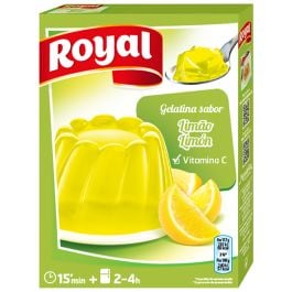 Lemon flavour gelatin Royal 114 g box