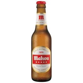 Beer Mahou 5 Stars 25 cl bottle