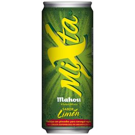 Beer with lemon Shandy Mixta Mahou 33 cl can