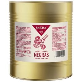 Sarasa Sliced black olives 1,56 kg tin