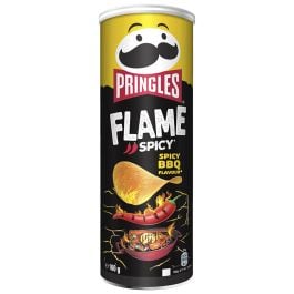 Pringles Chips Spicy Barbeque flavour 160 g canister