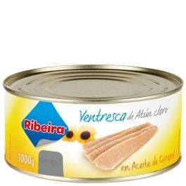 Ribeira Tuna belly in sunflower oil 650 g tin