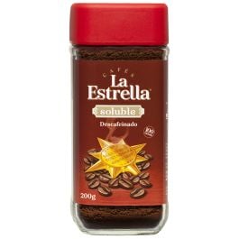 Decaffeinated instant coffee La Estrella jar 200 g