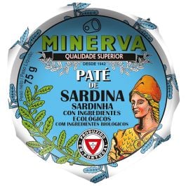 Minerva Organic sardine pate 75 g tin