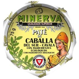Minerva Organic mackerel pate 75 g tin