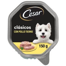 César Wet dog food chicken flavoured pate 150 g bowl
