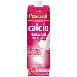 Natural calcium skim milk Pascual 1 l carton