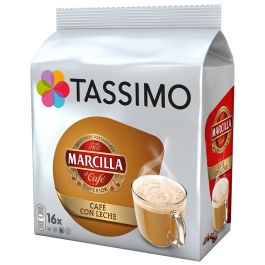 Marcilla Coffee with milk capsules Tassimo system 16 capsules