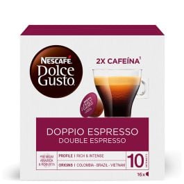 Nescafé Coffee capsules Doppio Espresso Dolce Gusto system 16 units