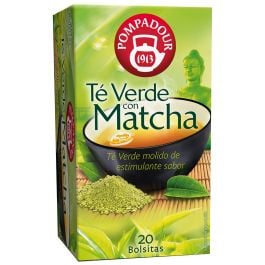Pompadour Green tea with matcha 20 bags box